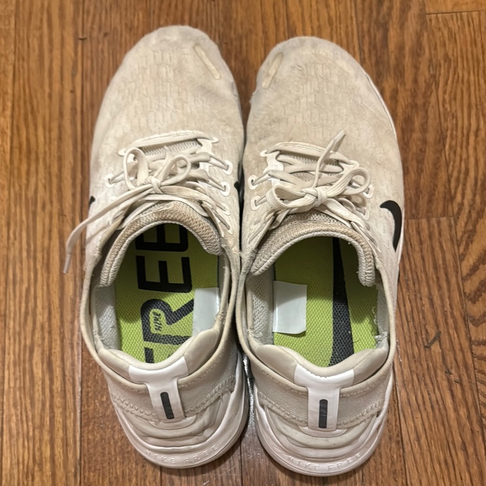 Nike Cream Sneakers with Minimalist Design